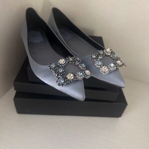 roger vivier Efflorescence Ballerinas in glitter retail $2500 Size 36